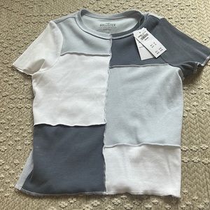 Hollister cropped baby tee
